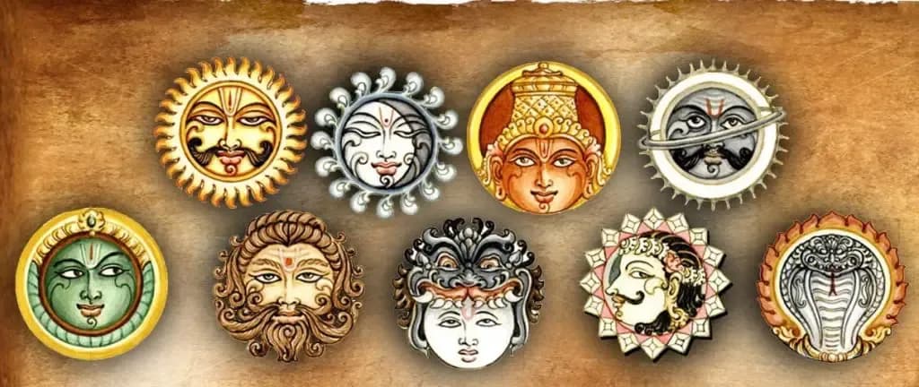 Navagraha chants dissolve karmic blockages and light the path of destiny with cosmic wisdom